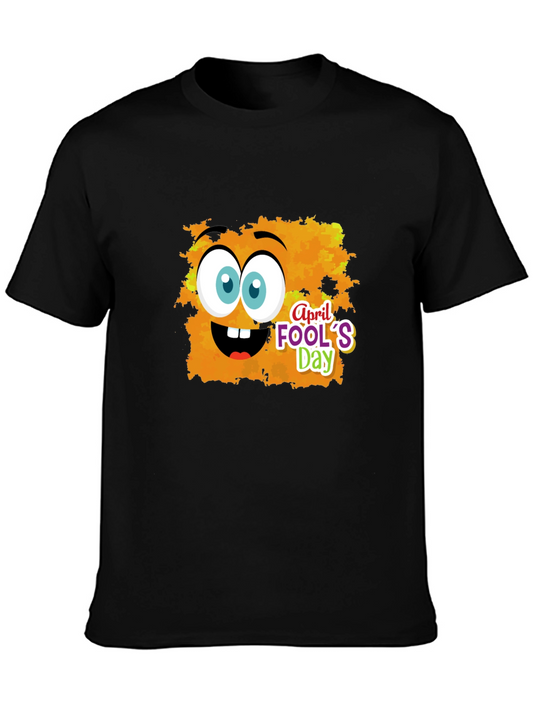 April Fools Day Cartoon Graphic T-Shirt