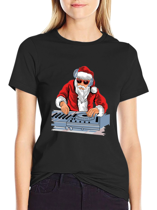 DJ Santa Claus T-Shirt - Holiday Music Mix
