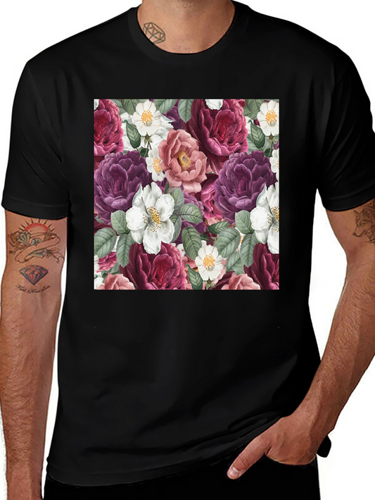 Floral Print T-Shirt Botanical Tee