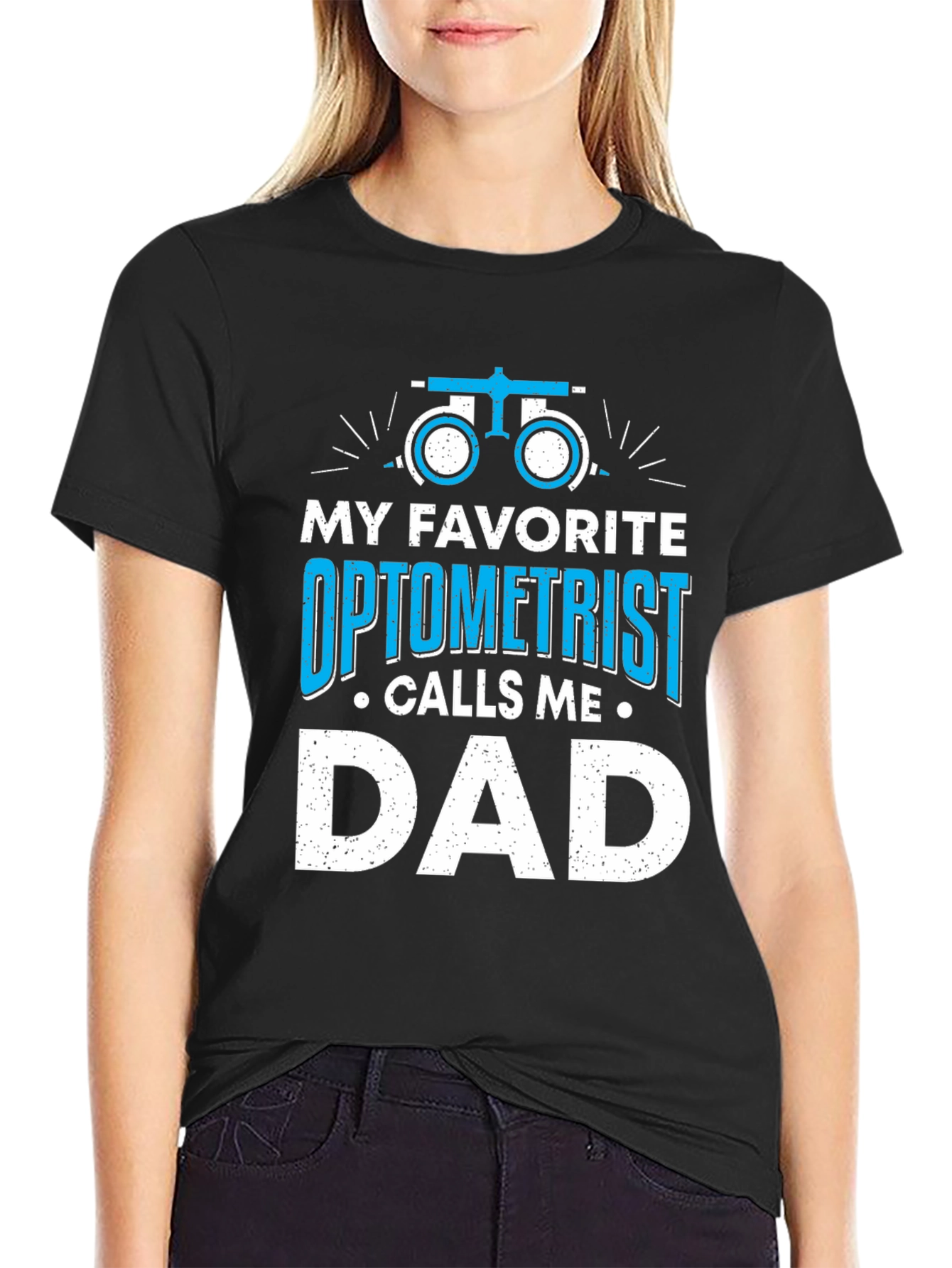 Optometrist Dad T-Shirt: Fathers Day Gift