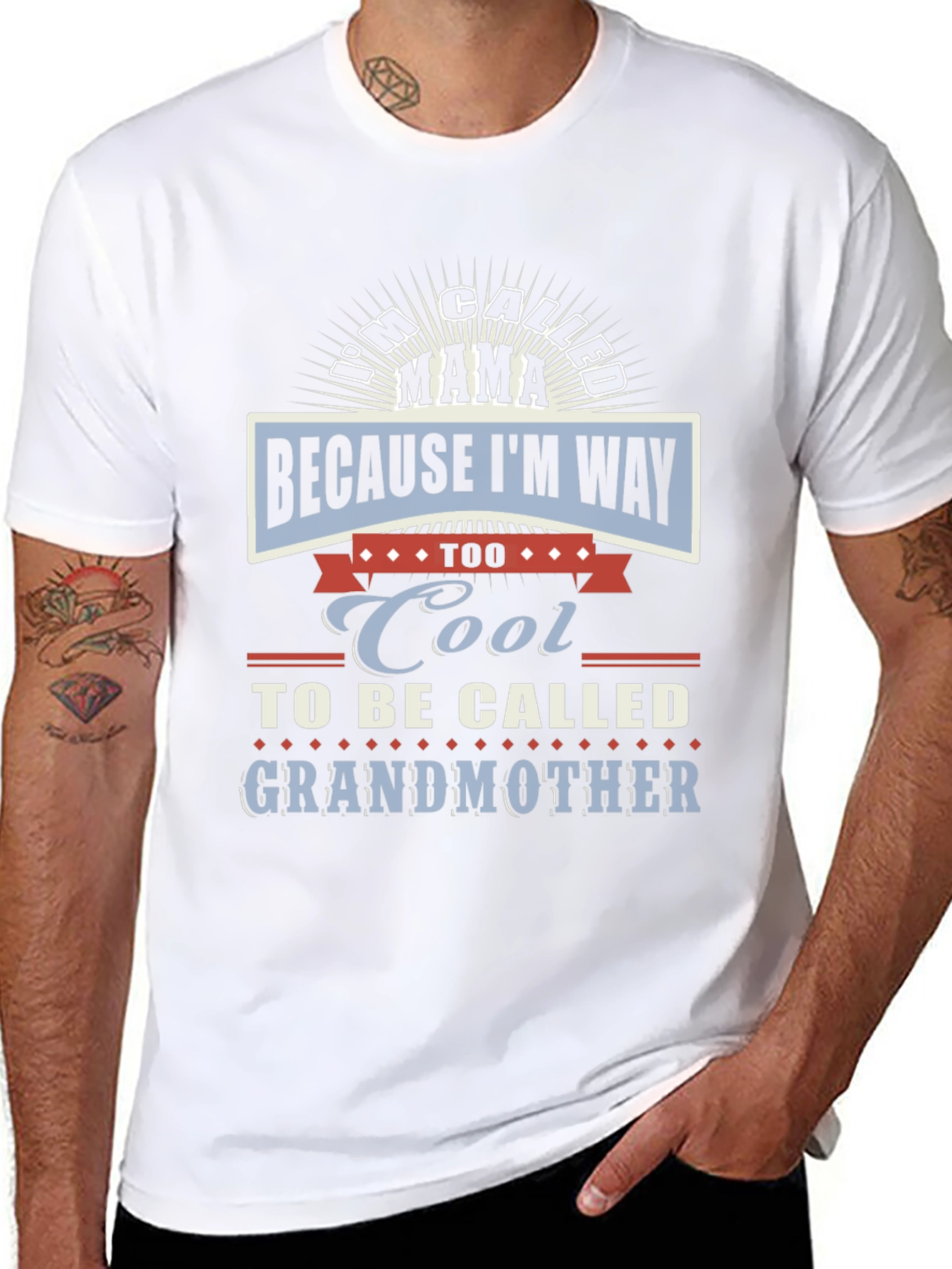Cool Mama Graphic Tee - Novelty Womens T-Shirt