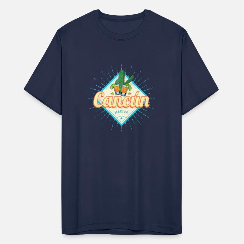 Cancun Mexico Dancing Cactus Vintage Tequila