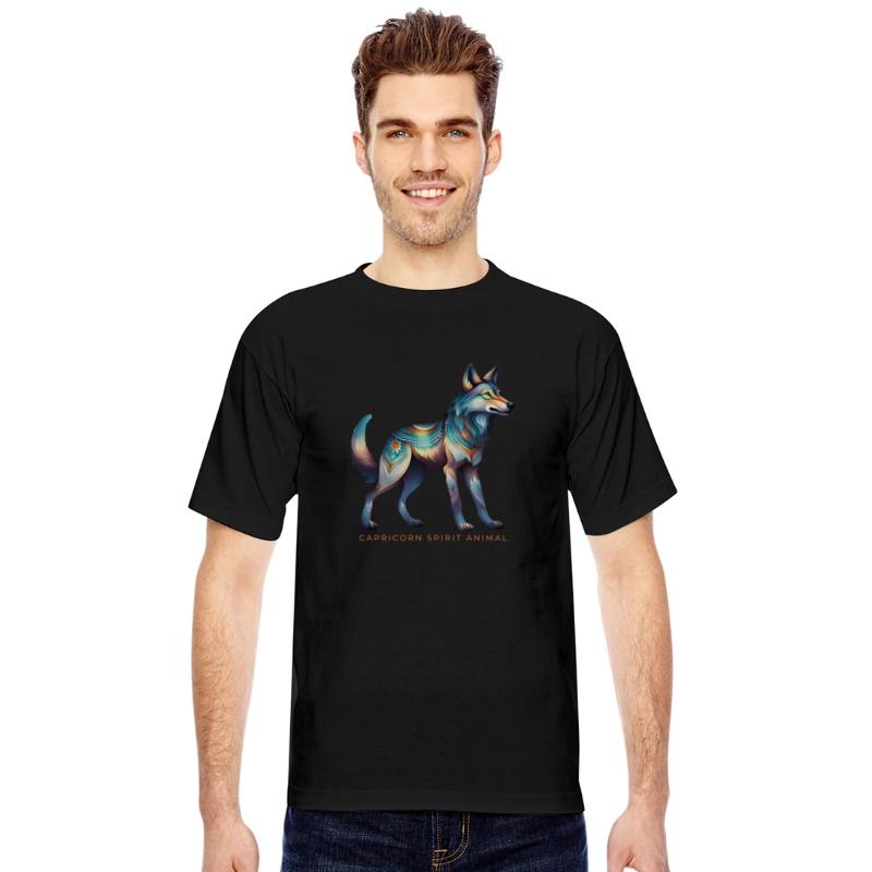 Capricorn Spirit Animal Wolf Alebrije Male