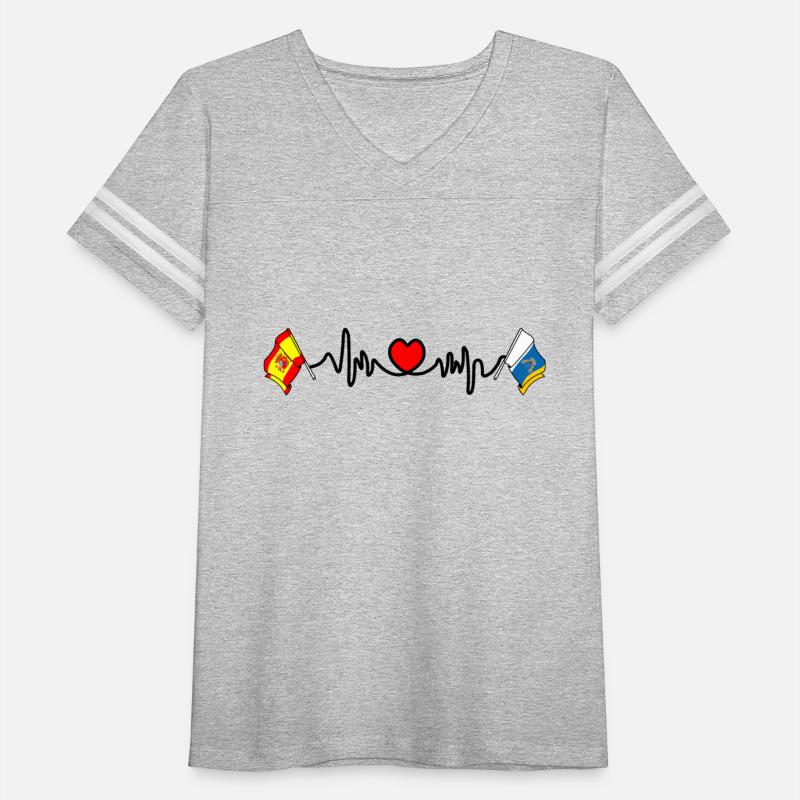 Cardio heart Flag of Spain Flag Canary Islands