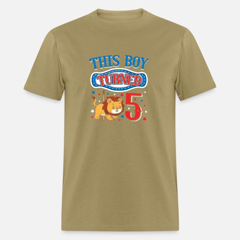 Carousel Birthday Party Lion This Boy Turned 5