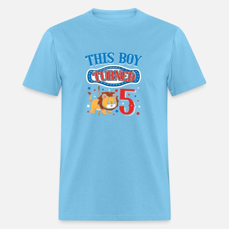 Carousel Birthday Party Lion This Boy Turned 5