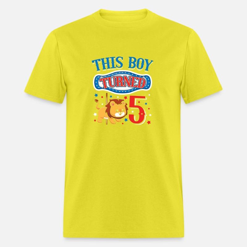 Carousel Birthday Party Lion This Boy Turned 5