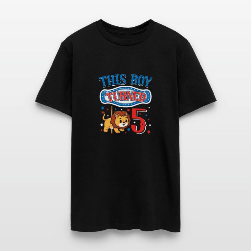 Carousel Birthday Party Lion This Boy Turned 5