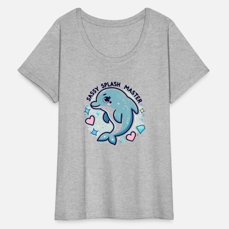 Cartoon Dolphin: Sassy Splash Master