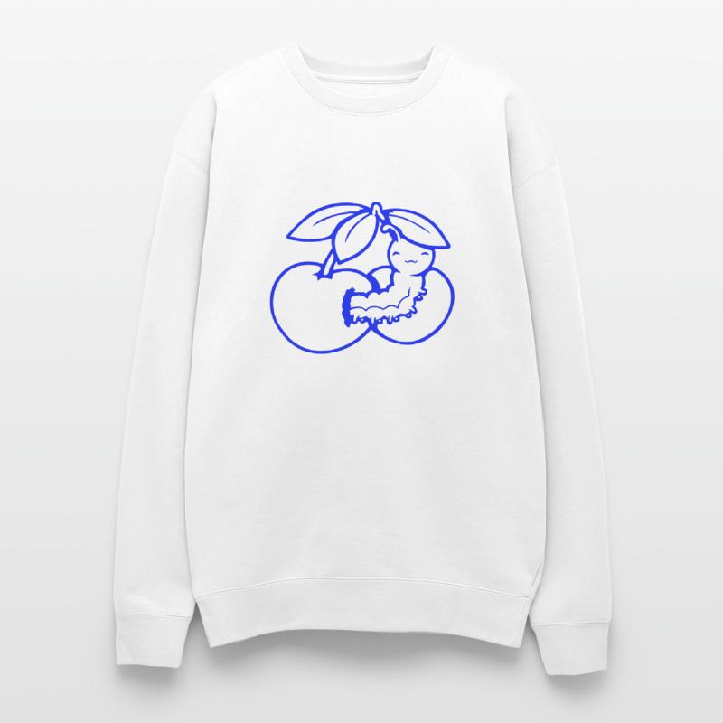 Caterpillar Cherry Food Hungry Hole Larva Worm Fun