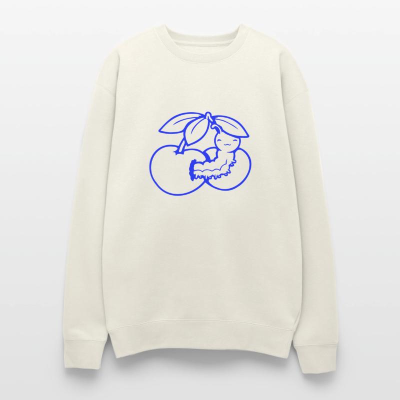 Caterpillar Cherry Food Hungry Hole Larva Worm Fun