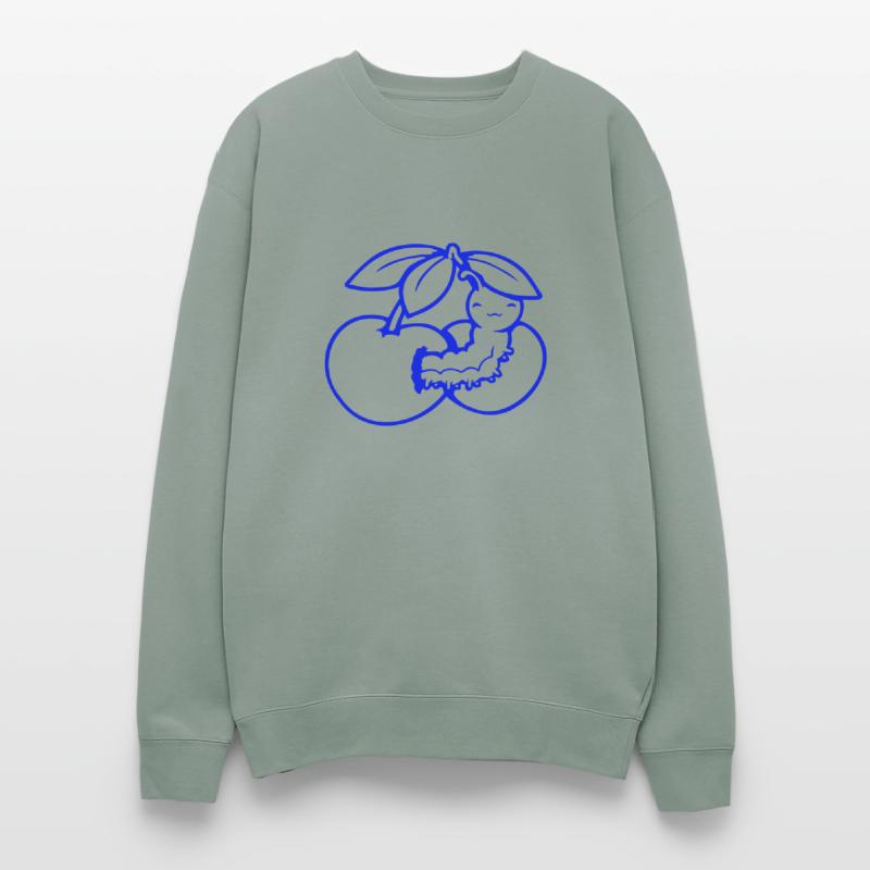 Caterpillar Cherry Food Hungry Hole Larva Worm Fun