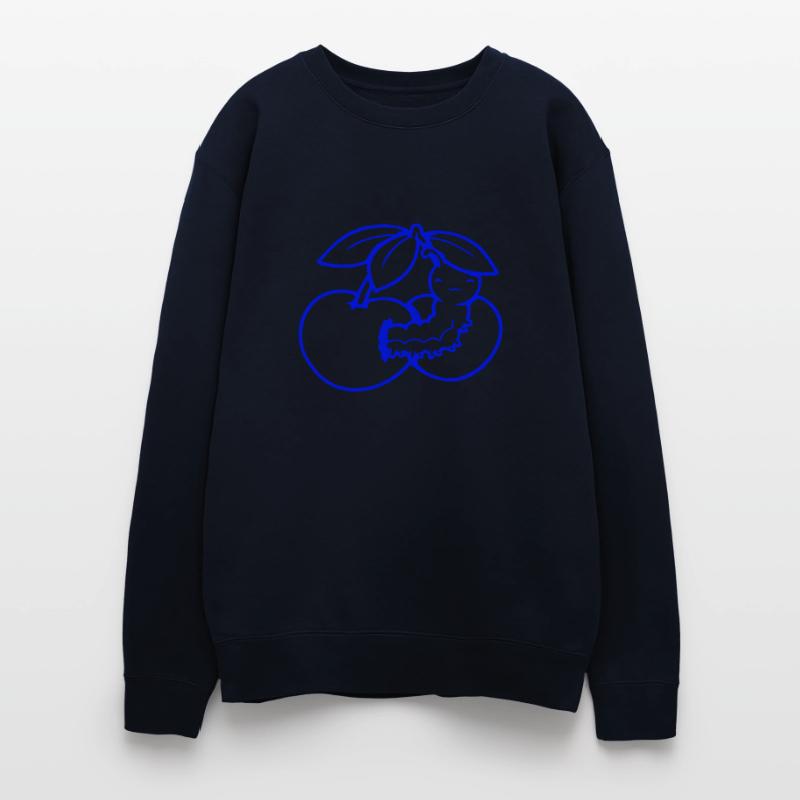 Caterpillar Cherry Food Hungry Hole Larva Worm Fun