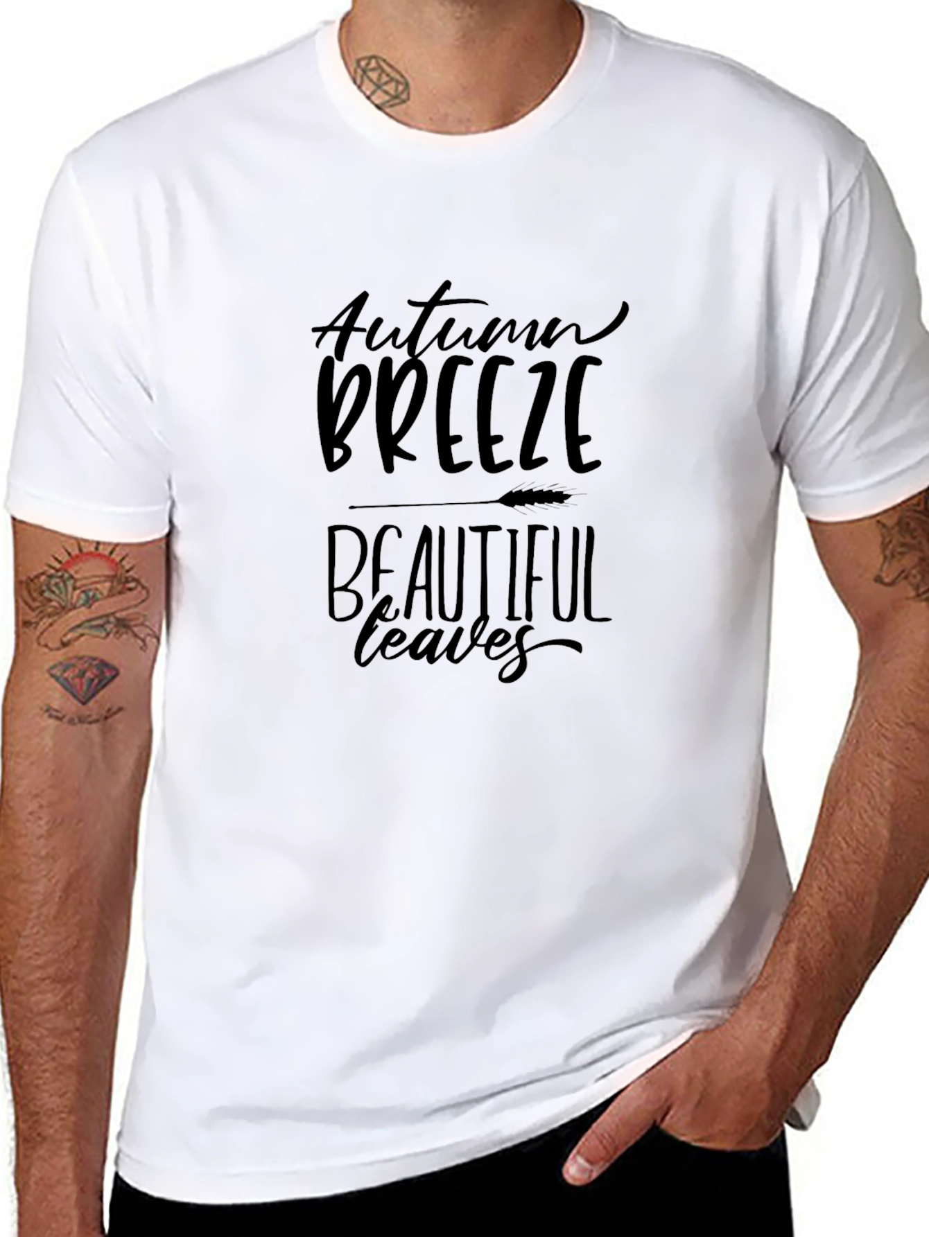 Autumn Breeze Graphic Tee - Stylish Fall Fashion