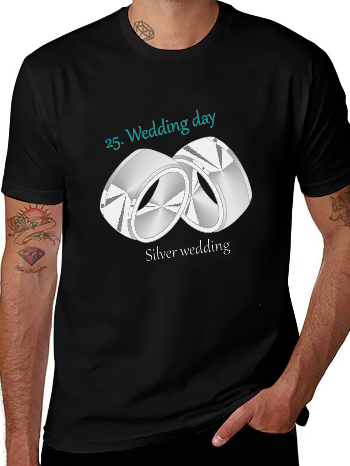 Silver Wedding Anniversary T-Shirt