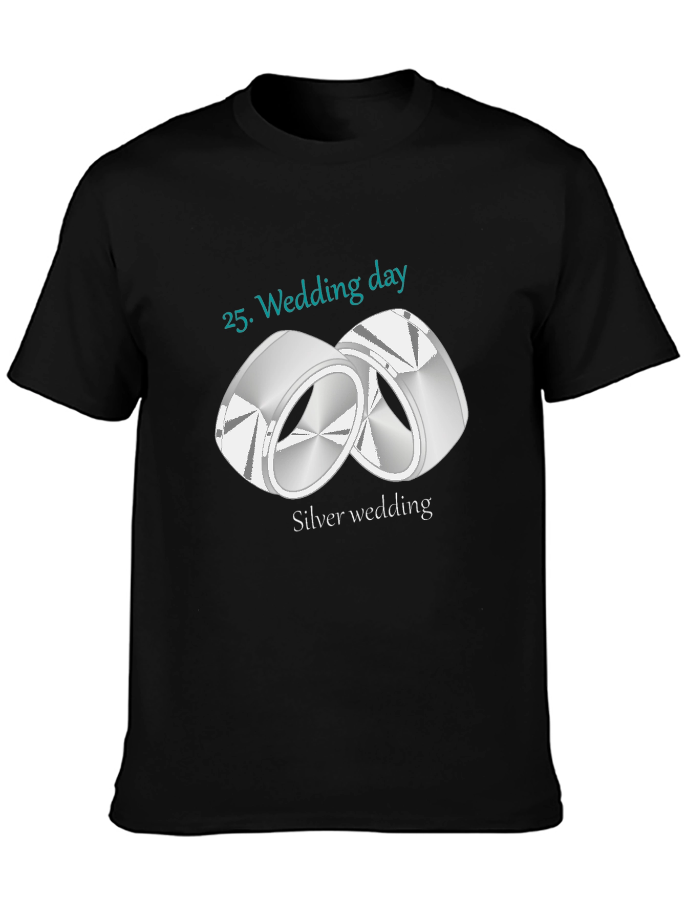 Silver Wedding Anniversary T-Shirt