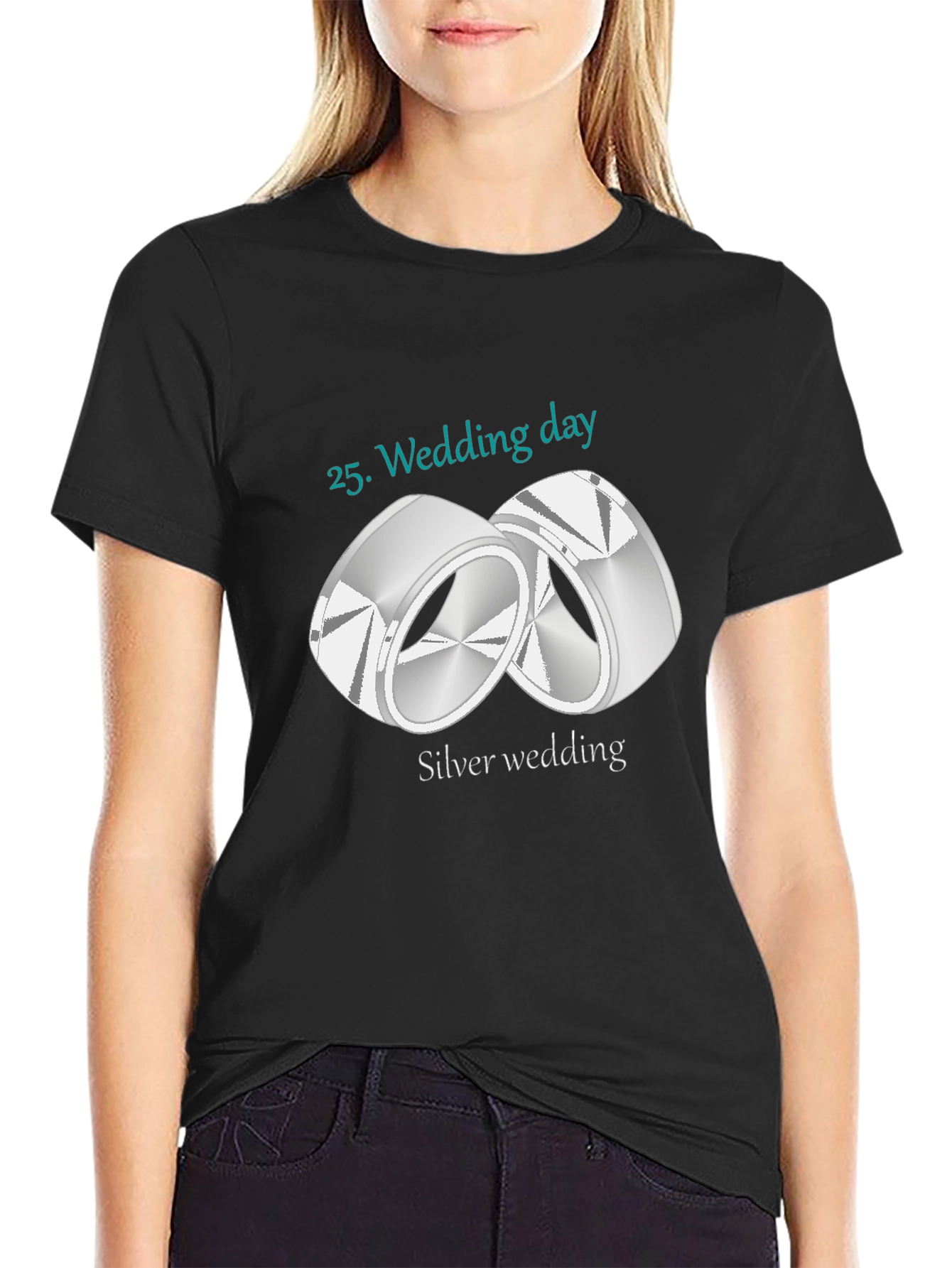 Silver Wedding Anniversary T-Shirt
