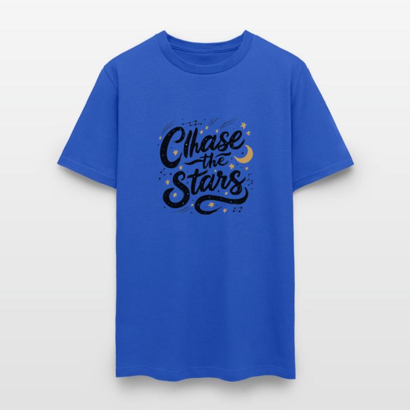 Chase the Stars: Celestial Handwritten Design with