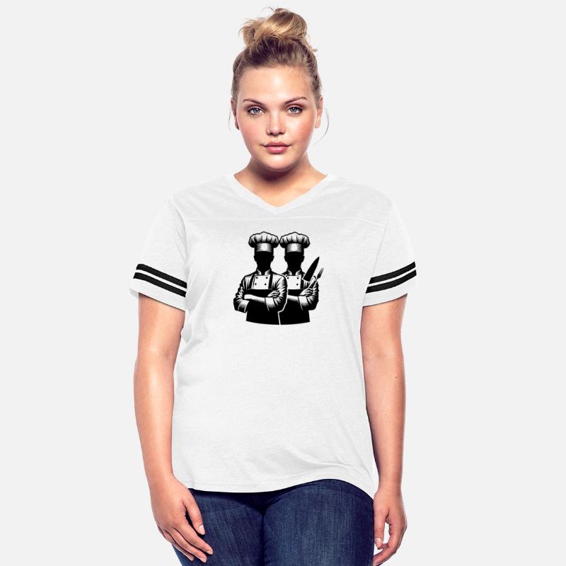 Chefs And Amateur Chefs Silhouette Portrait