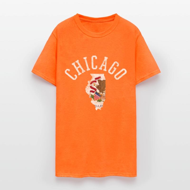 Chicago Patriot Flag Design For Proud Americans