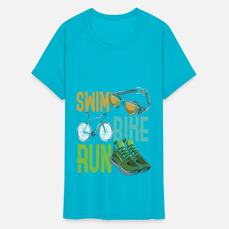 Children Triathlet Swim Bike Run Triathlon