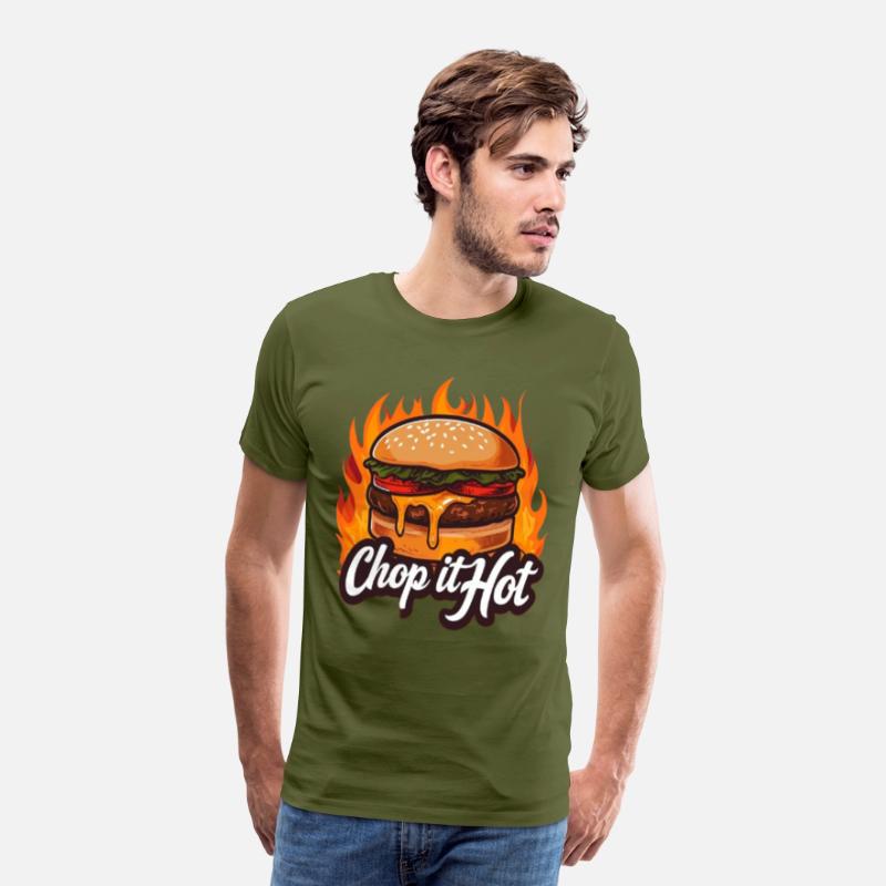 Chop It Hot T-Shirt–For the Culinary Kings N Queen