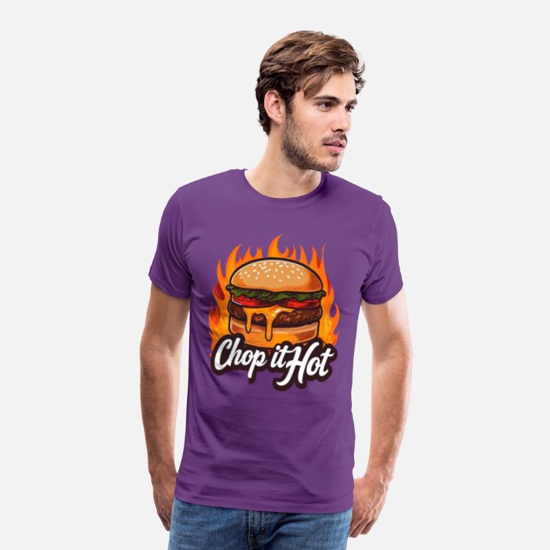 Chop It Hot T-Shirt–For the Culinary Kings N Queen