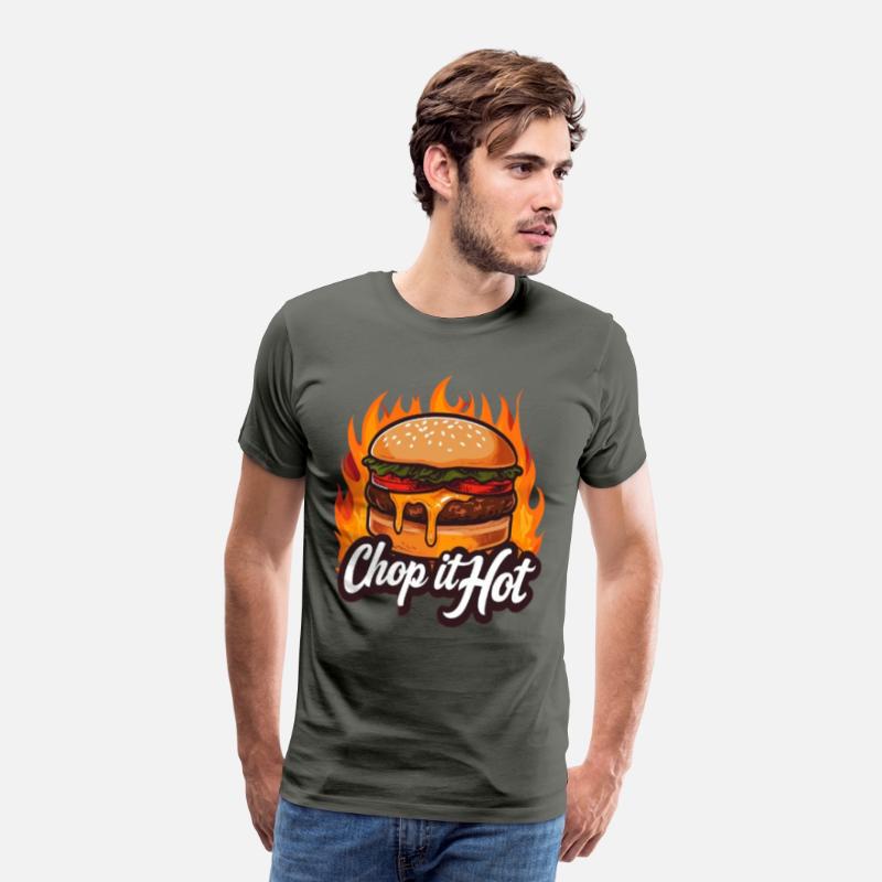 Chop It Hot T-Shirt–For the Culinary Kings N Queen