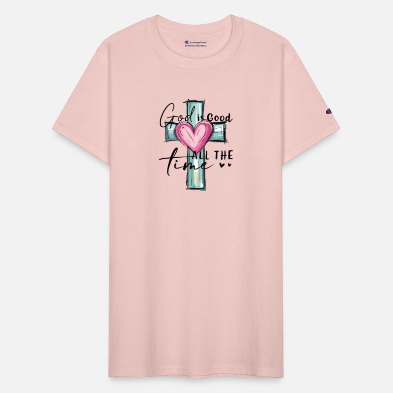 Christian God is Good Cross Faith Quote