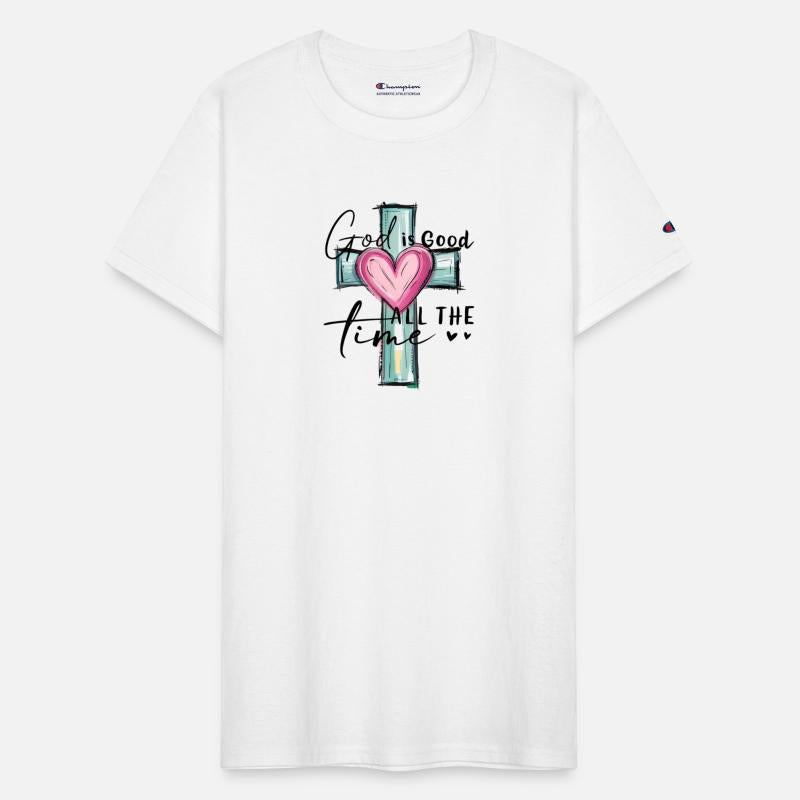 Christian God is Good Cross Faith Quote