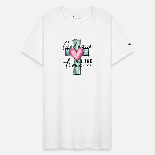 Christian God is Good Cross Faith Quote