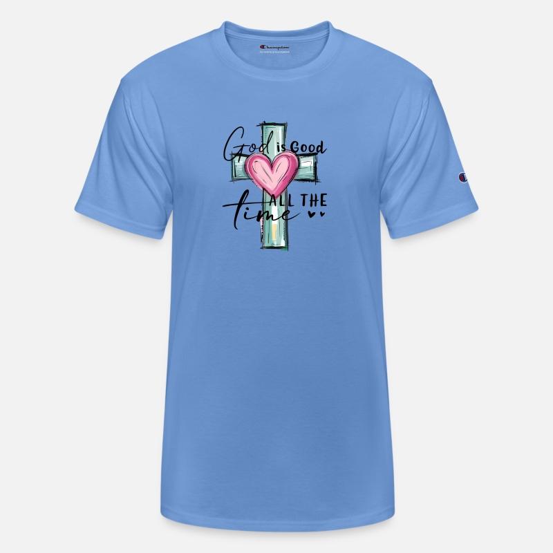 Christian God is Good Cross Faith Quote