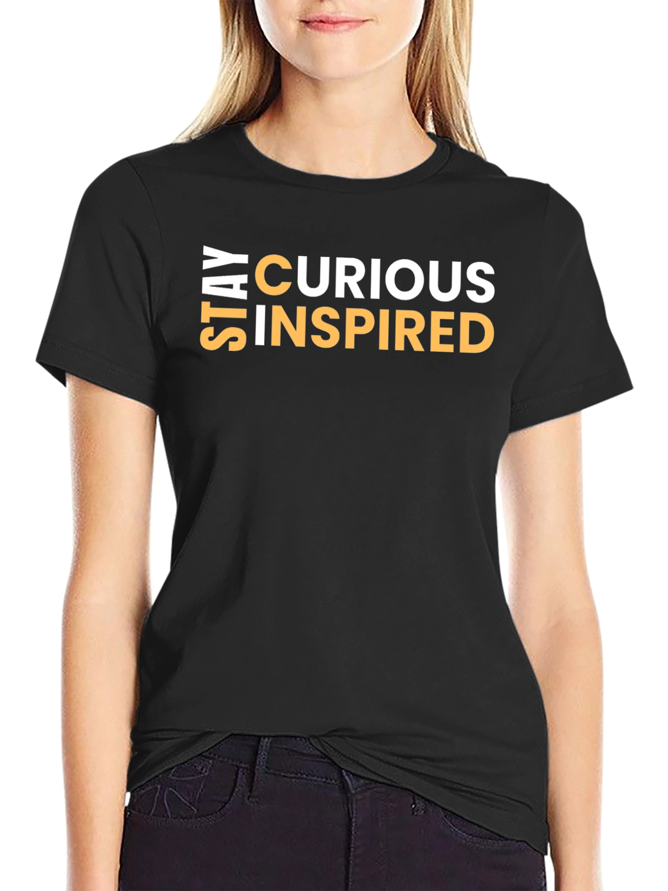 Stay Curious Inspired Graphic T-Shirt