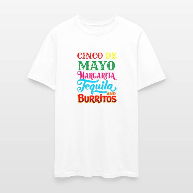 Cinco de Mayo Margarita Tequila and Burritos
