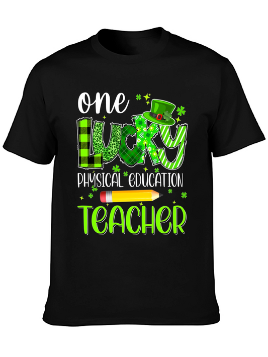 Lucky Physical Education Teacher St. Patricks Day Shirt