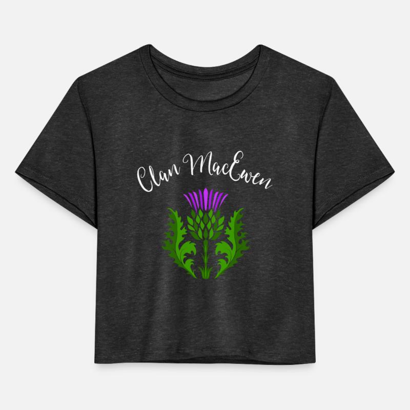 Clan MacEwen Surname Thistle Flower Scottish Clan