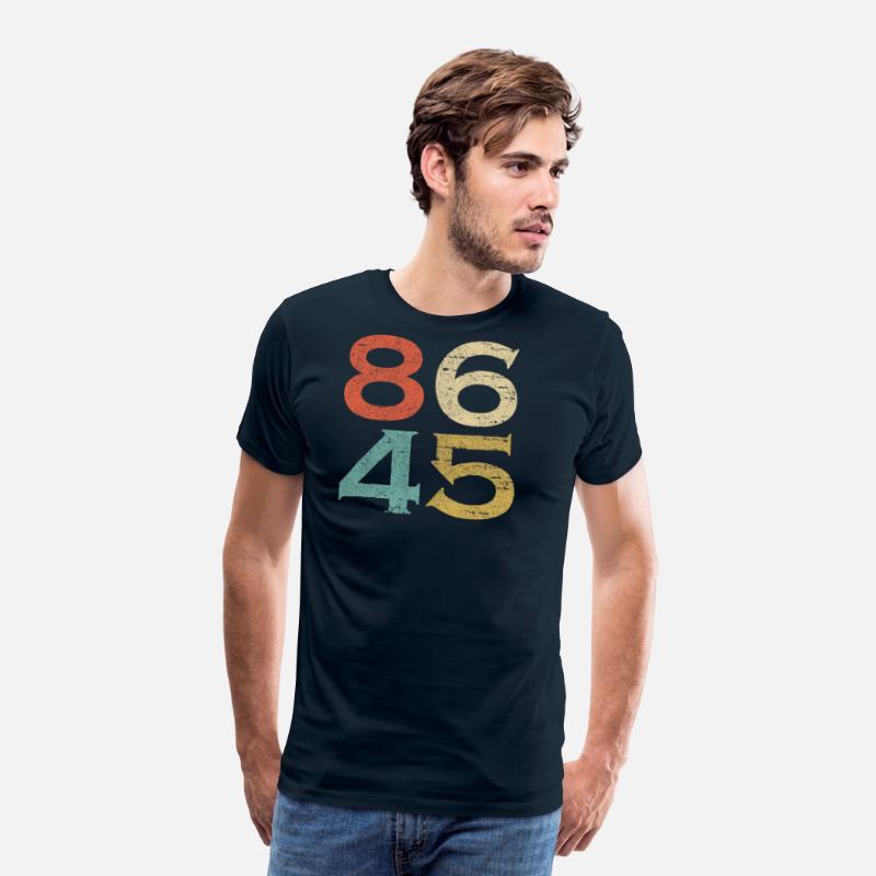 Classic Vintage Style 86 45 Anti Trump T Shirt
