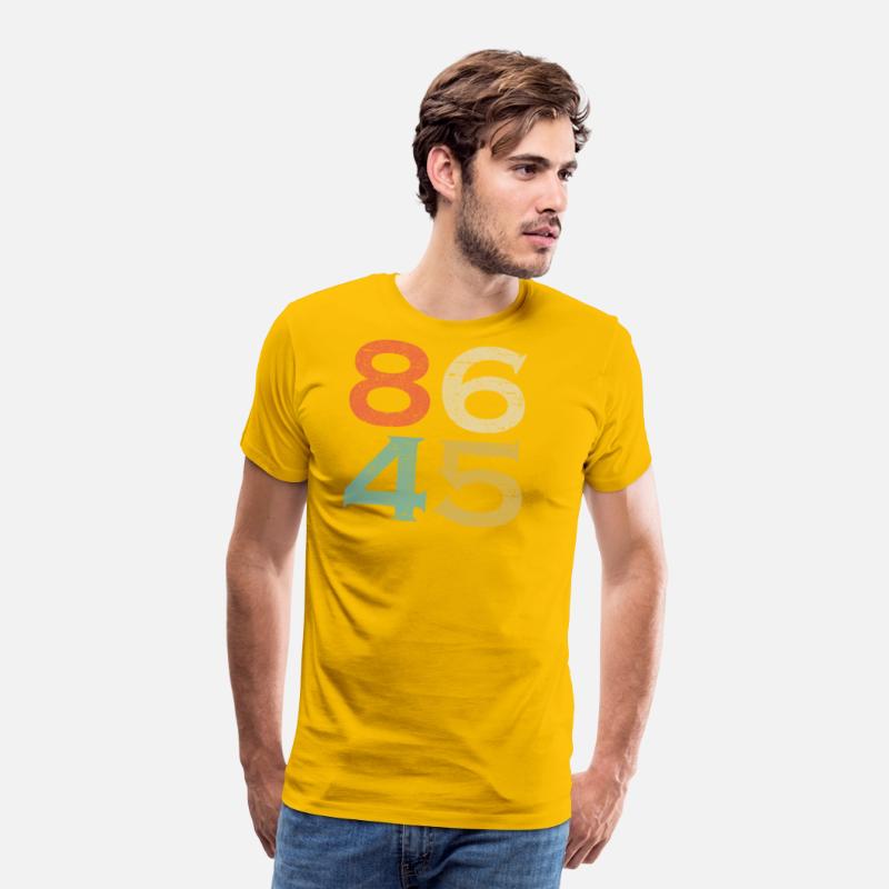 Classic Vintage Style 86 45 Anti Trump T Shirt