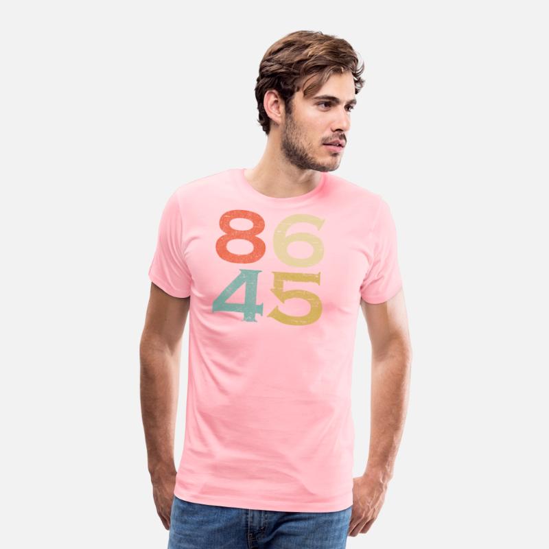 Classic Vintage Style 86 45 Anti Trump T Shirt