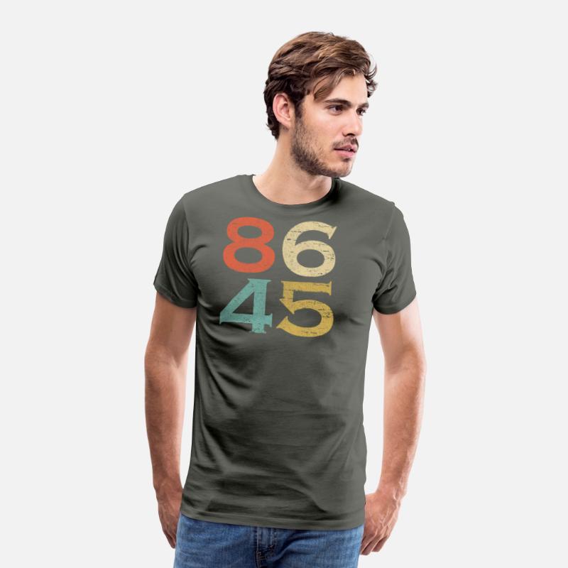 Classic Vintage Style 86 45 Anti Trump T Shirt