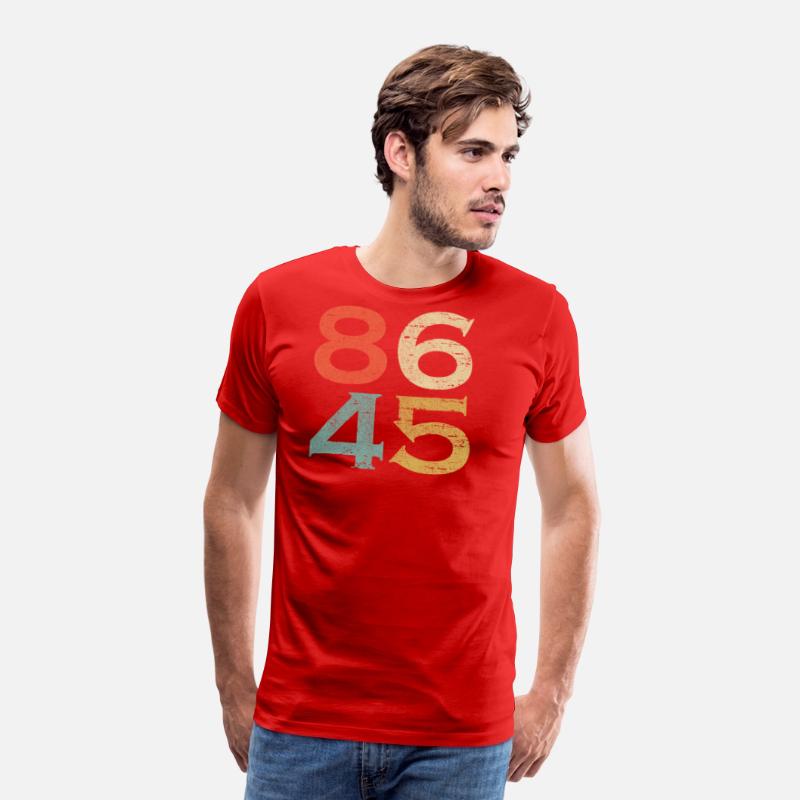 Classic Vintage Style 86 45 Anti Trump T Shirt