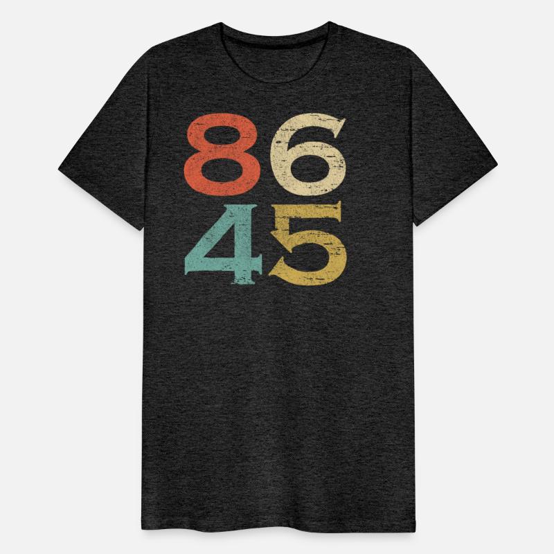 Classic Vintage Style 86 45 Anti Trump T Shirt