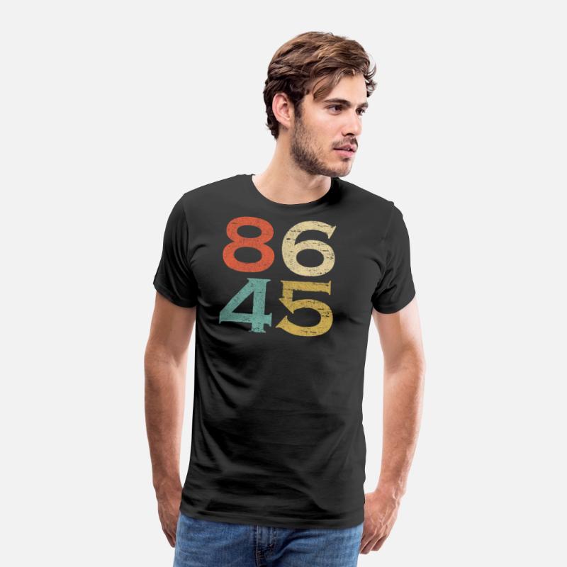 Classic Vintage Style 86 45 Anti Trump T Shirt