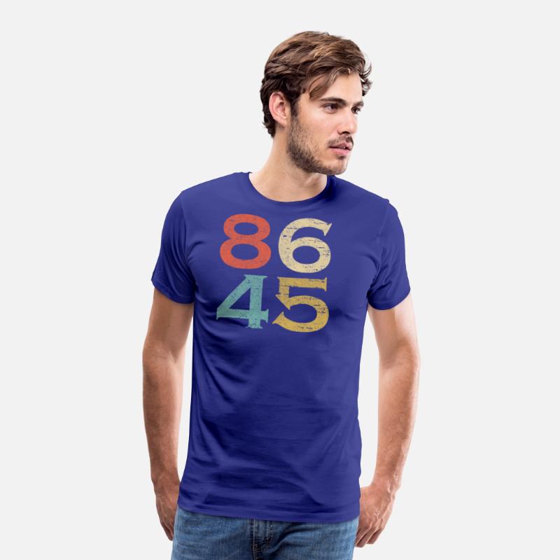Classic Vintage Style 86 45 Anti Trump T Shirt