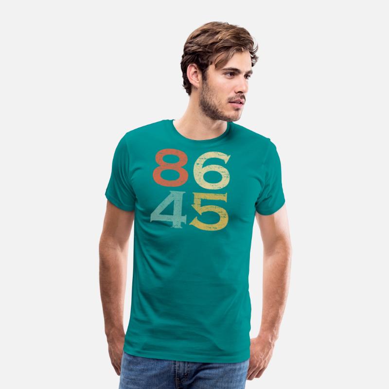 Classic Vintage Style 86 45 Anti Trump T Shirt