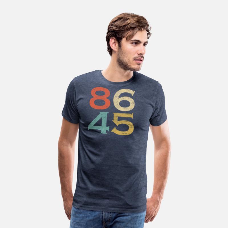 Classic Vintage Style 86 45 Anti Trump T Shirt