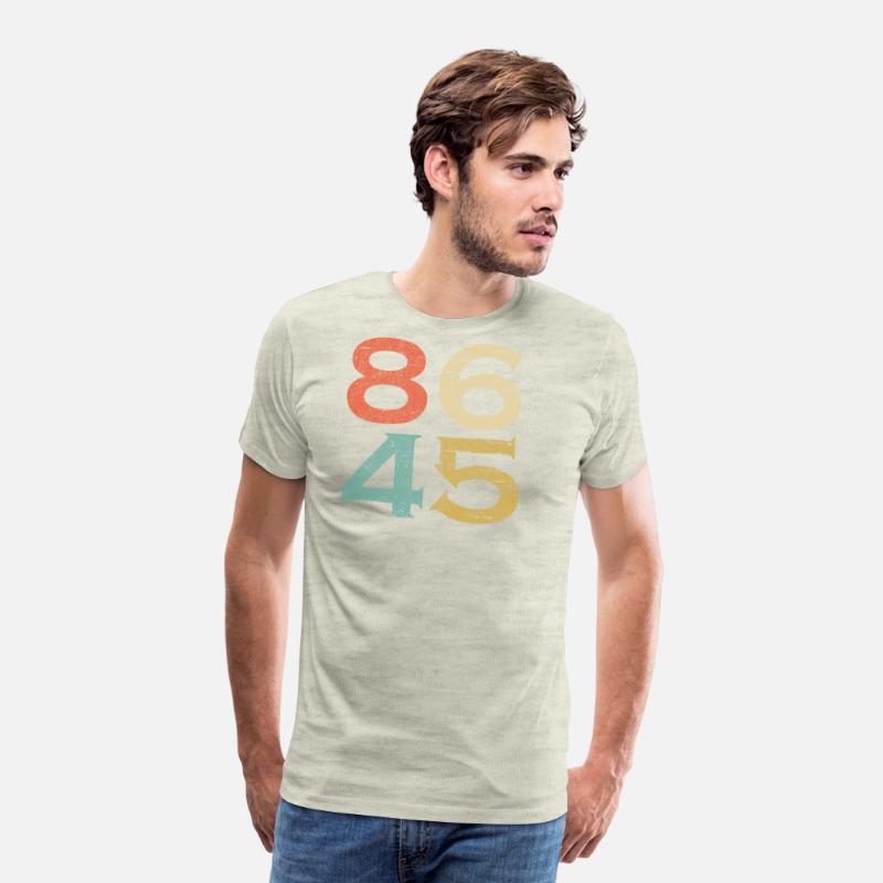Classic Vintage Style 86 45 Anti Trump T Shirt