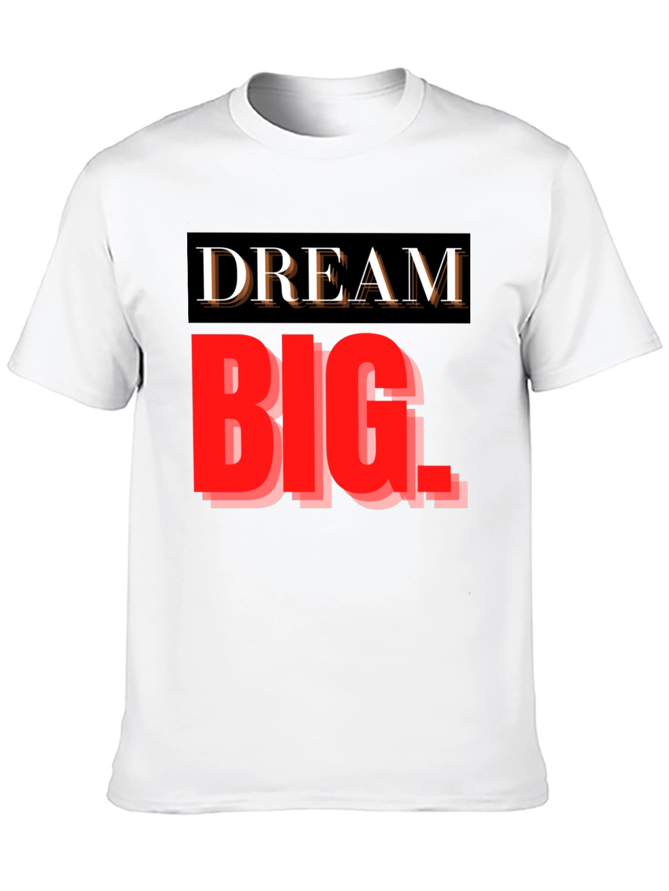 Dream Big Graphic Tee - Inspiring Black T-Shirt