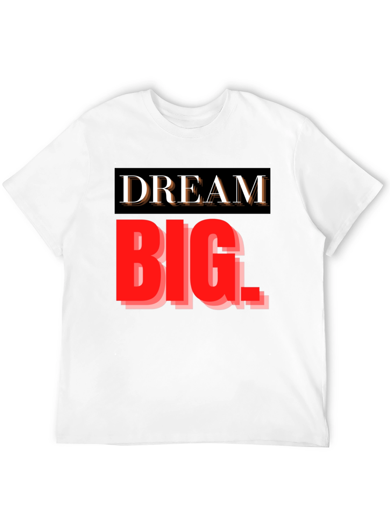 Dream Big Graphic Tee - Inspiring Black T-Shirt