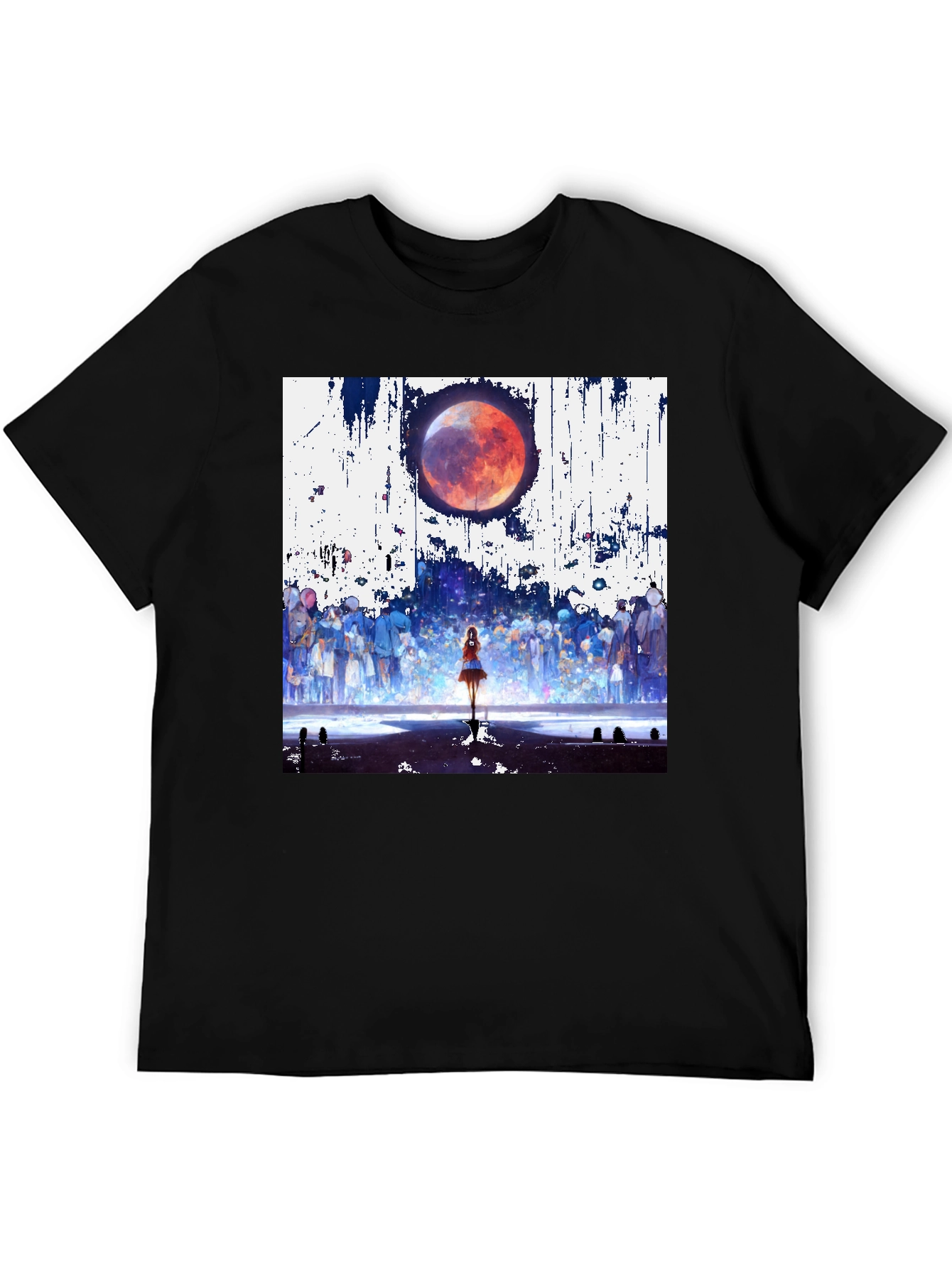 Anime Blood Moon T-Shirt